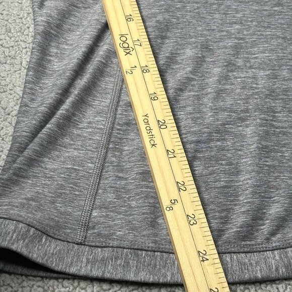 Lululemon Jacket Womens XS Gray 1/2 Zip Thumbholes Mesh Lined Running Yoga - Picture 13 of 13